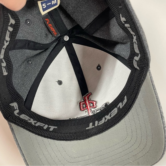 Red Dragon Gray Red Baseball Cap Size S/M - Picture 5 of 6